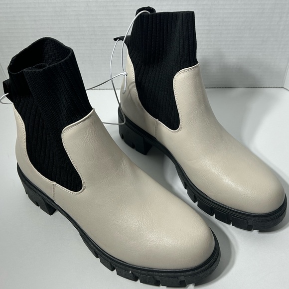 London Rag Shoes - London Rag Faux Leather Boots  Size 9